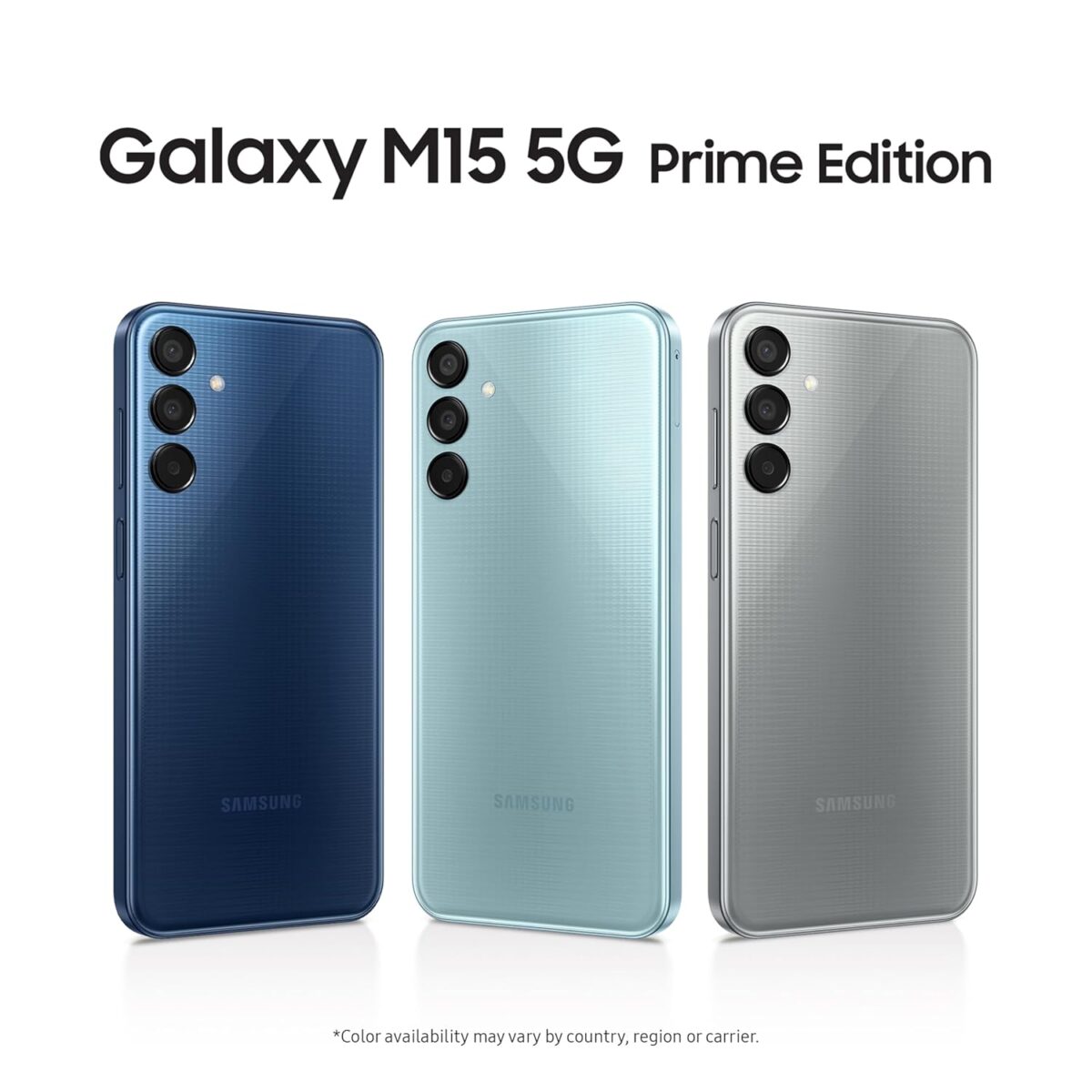 Samsung Galaxy M15 5G Prime Edition (Celestial Blue,6GB RAM,128GB Storage)| Super AMOLED Display| 50MP Triple Cam| 6000mAh Battery| MediaTek Dimensity 6100+| 4 Gen. OS Upgrade & 5 Year Security Update - Image 3