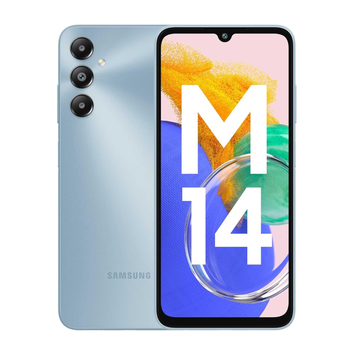 Samsung Galaxy M14 4G (Arctic Blue,4GB,64GB) | 50MP Triple Cam | 5000mAh Battery | Snapdragon 680 Processor | 2 Gen. OS Upgrade & 4 Year Security Update | 8GB RAM with RAM Plus | Without Charger - Image 2