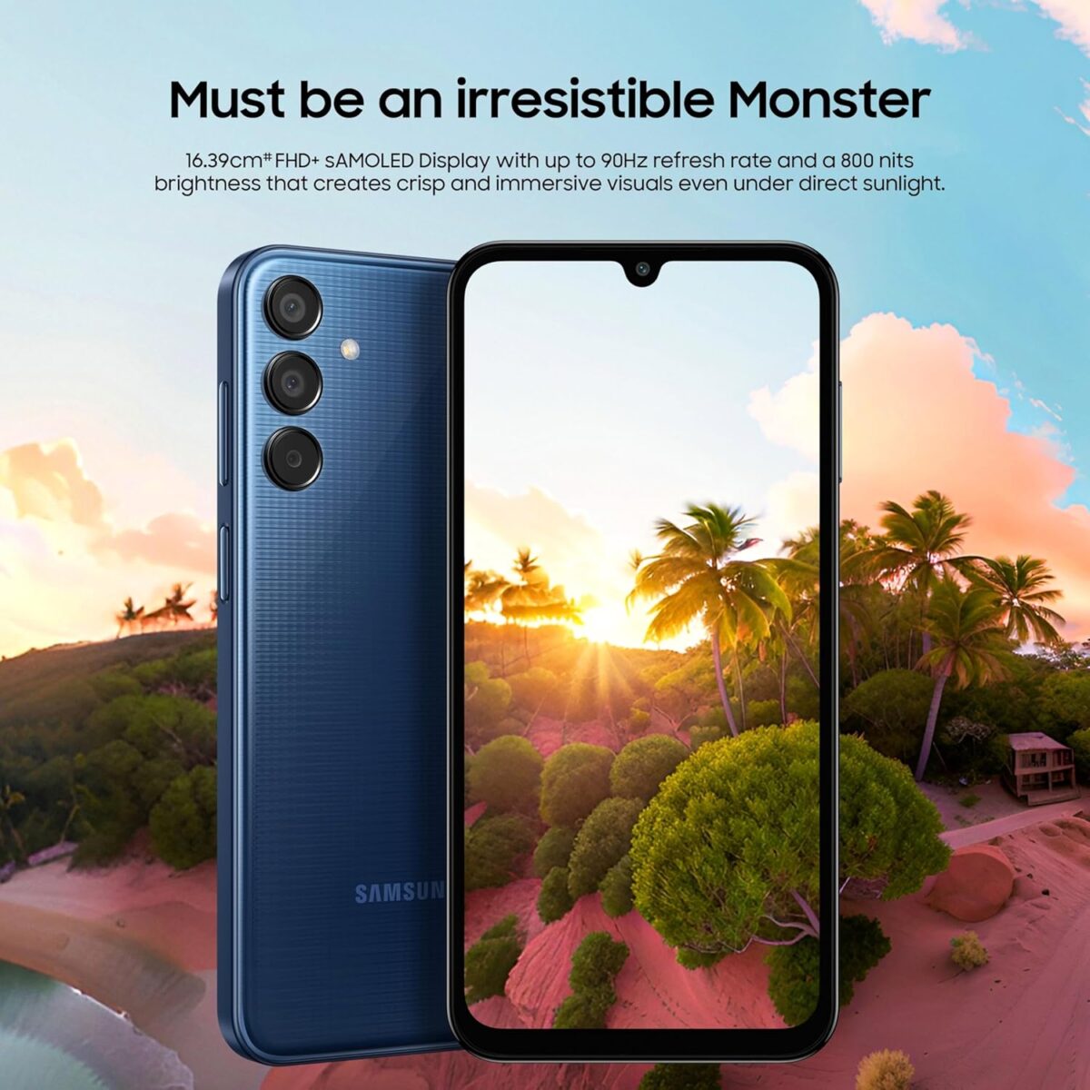 Samsung Galaxy M15 5G Prime Edition (Celestial Blue,6GB RAM,128GB Storage)| Super AMOLED Display| 50MP Triple Cam| 6000mAh Battery| MediaTek Dimensity 6100+| 4 Gen. OS Upgrade & 5 Year Security Update - Image 7