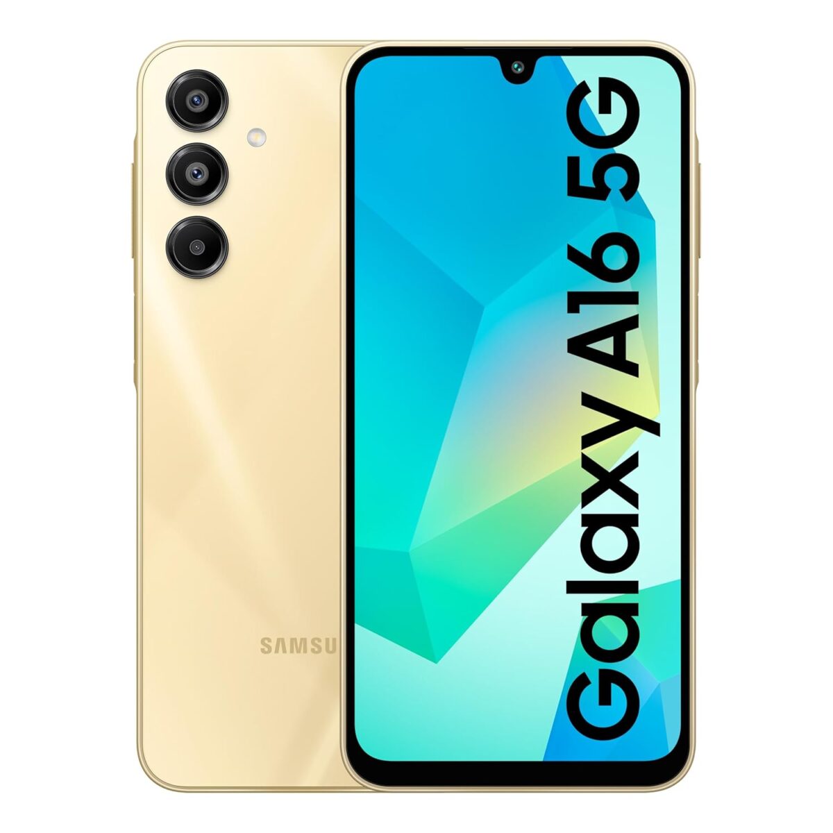 Samsung Galaxy A16 5G (Gold, 8GB RAM, 128GB Storage) | Super AMOLED | 50MP Triple Camera with Ultra Wide Lens | 6 OS & 6 Years Security Updates | IP54 | Tap & Pay | 5000mAh - Image 2