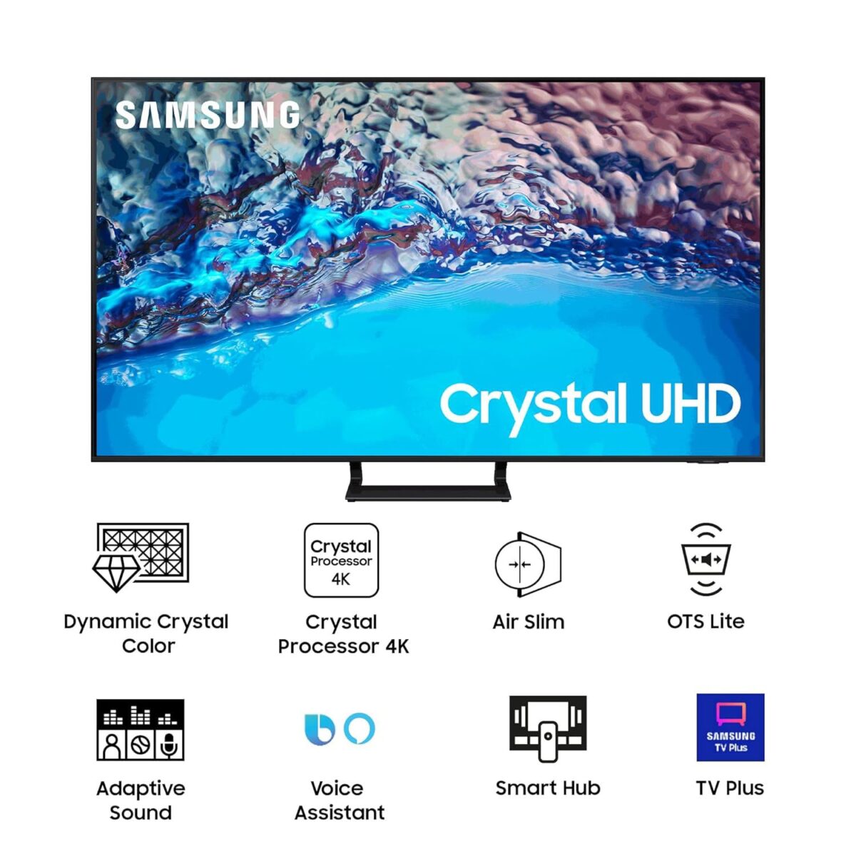 Samsung 138 cm (55 inches) 4K Ultra HD Smart LED TV UA55BU8570ULXL (Black) - Image 3